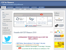 Tablet Screenshot of cepmanacor.caib.es