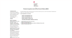 Desktop Screenshot of oposicions.caib.es